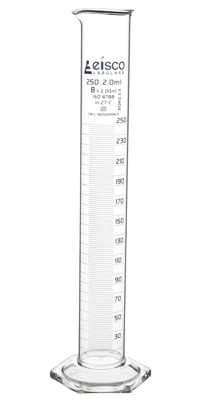 250 mL Graduated Cylinder, Borosilicate photo